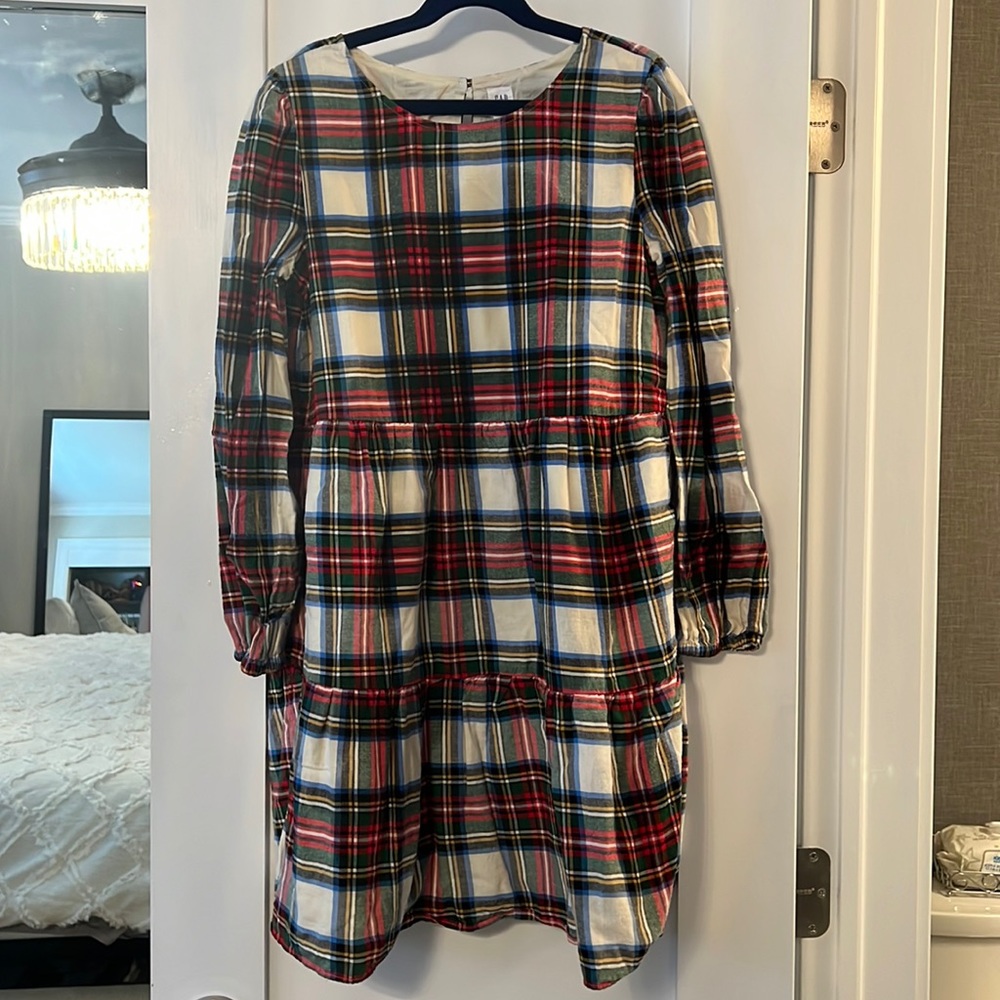 Gap kids plaid dress